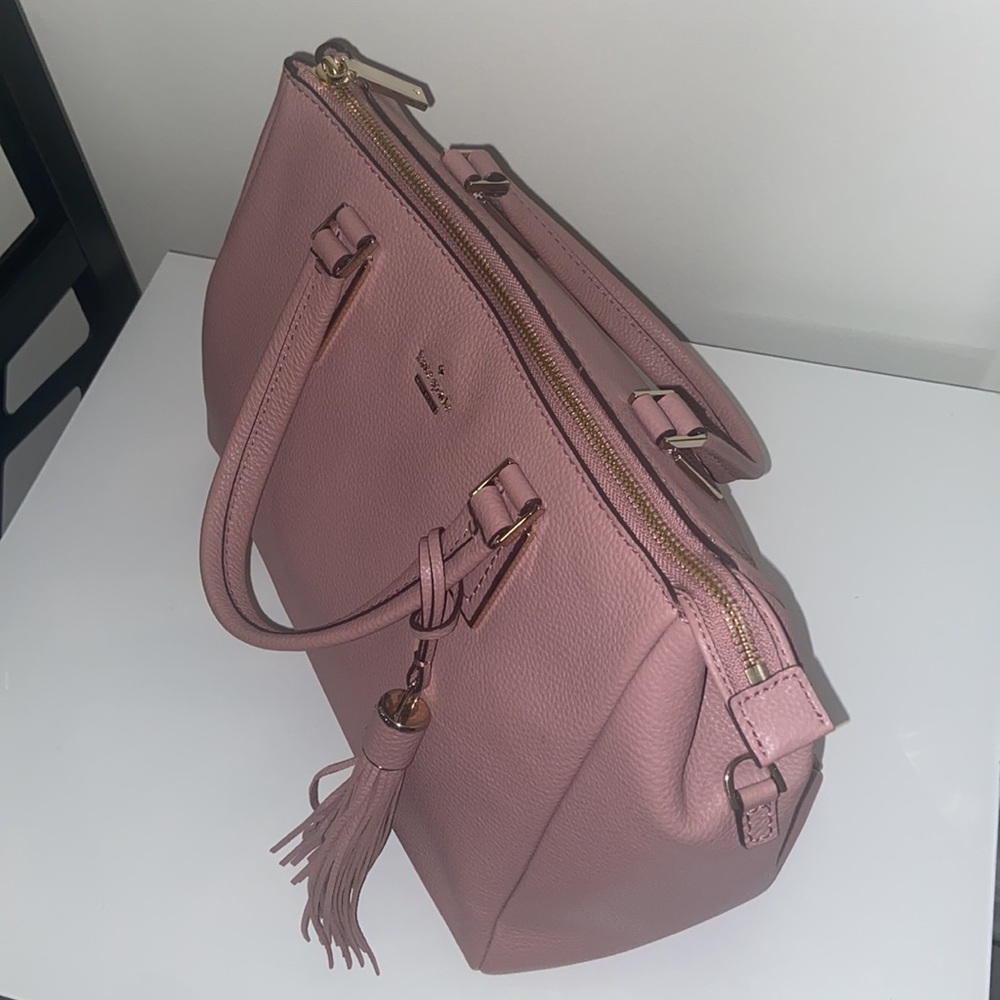 Kate Spade New York Naomi Satchel Bag in Color Dusty Peony